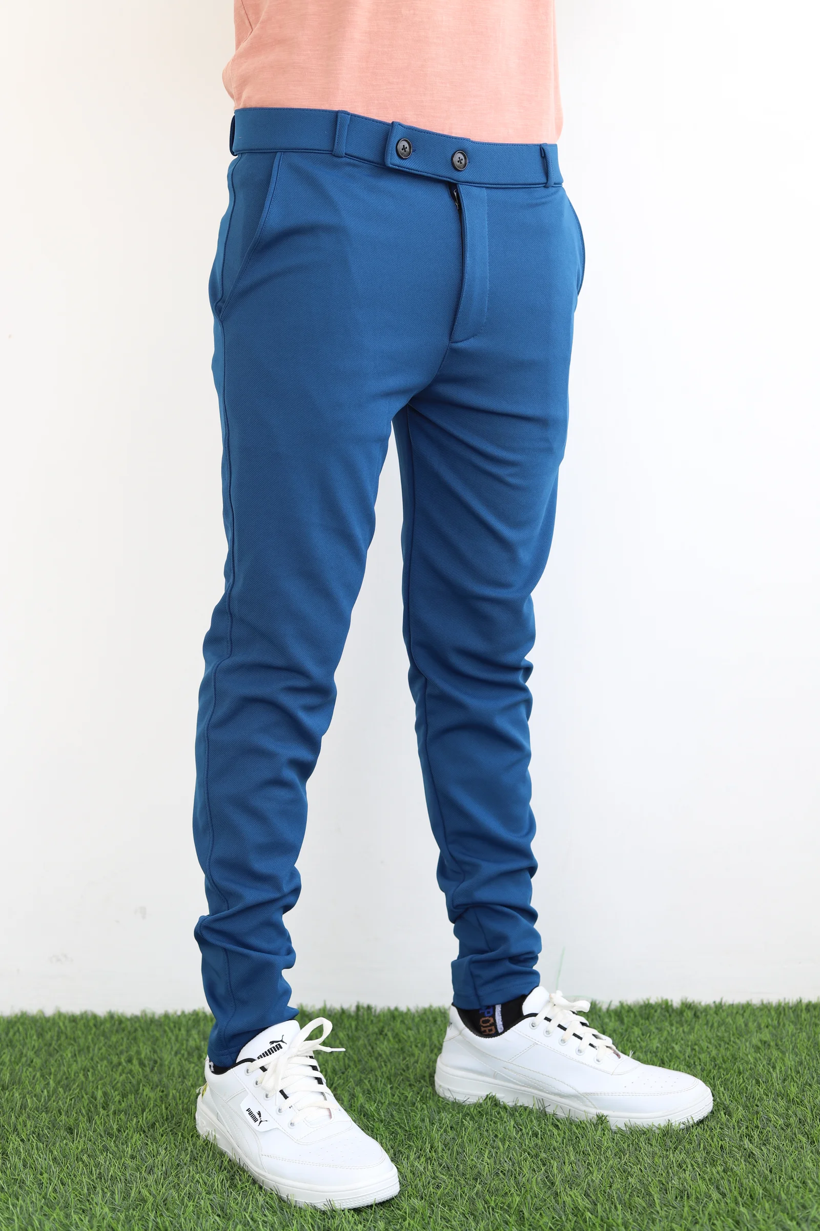 Lycra Formal Pant for Men (Airforce Blue)